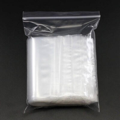 30-100pcs/bag 4*6/5*7/6*8/7*10/8*12cm Zipped Lock Reclosable