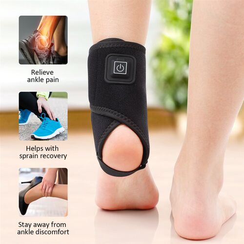 Heated Knee Wrist Ankle Brace Support Arthritis Wrap Pain Re