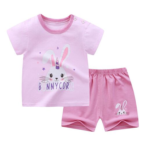 Toddler Baby Girl Clothing Sets Tshirts Pants Suit Kids Shor