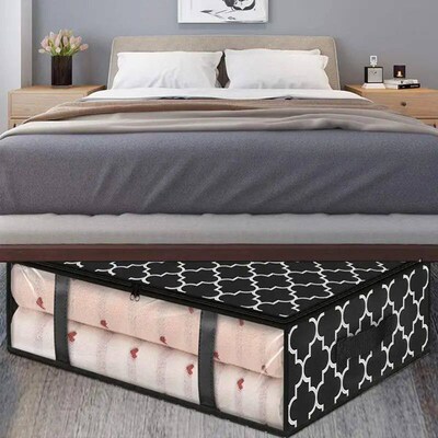 Large Zipped Handle Storage Bag For Clothe Duvet Pillow Unde