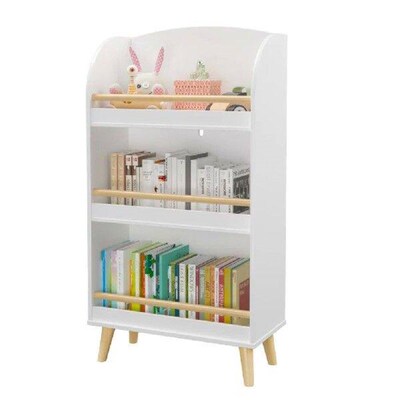 US 3 Tiers Kids Bookshelf Toy Storage Organizer Wooden
