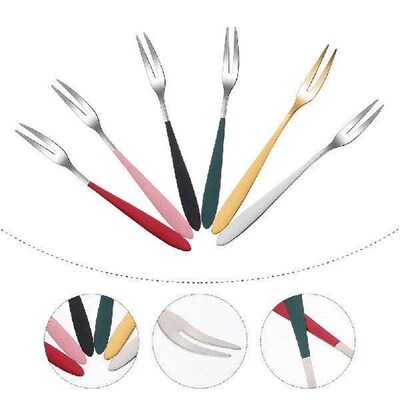 5 Pcs Fork Food Forks Kitchen Gadgets Little Tableware