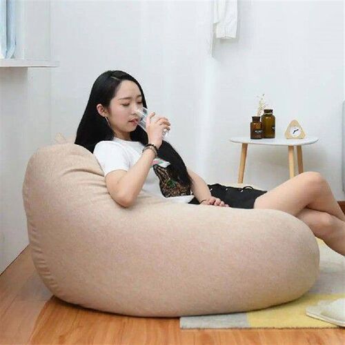 Lazy Sofa Cover Bean Bag Lounger Chair Sofa Seat Living