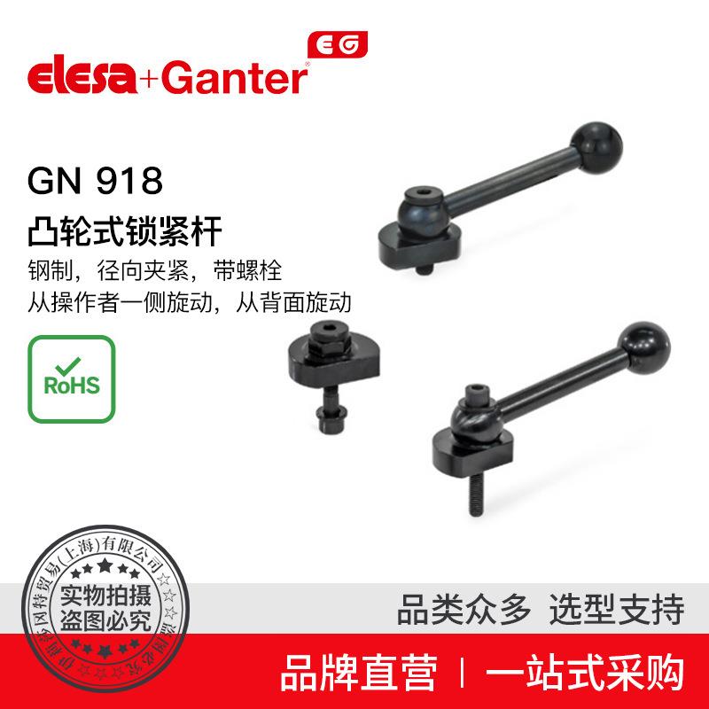 Elesa Ganter伊莉莎冈特 GN 918凸轮式锁紧杆钢制径向夹紧带螺栓2