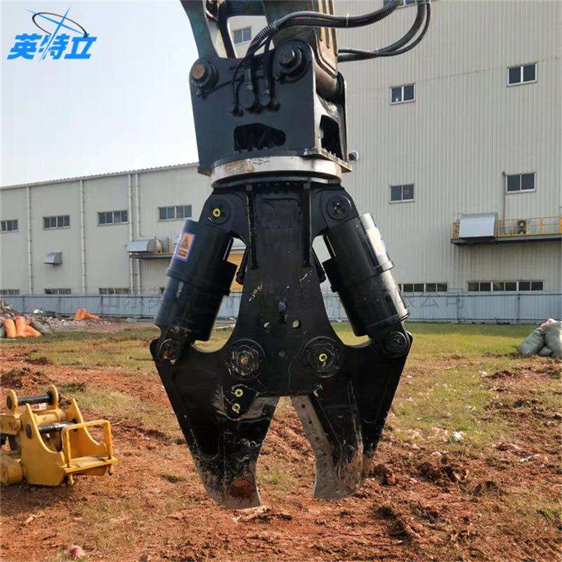Excavator accessory double steel shear锰钢材质液压双钢剪