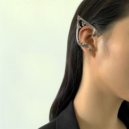 Punk Fairy Ear Cuff Earring Dark Elf Ear Clip No Piercing Ea