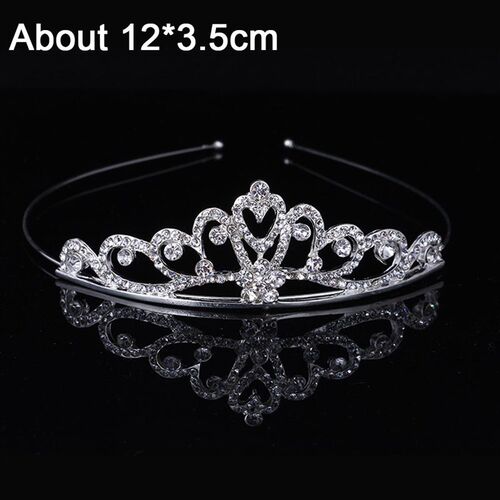 Fashion Rhinestone Crowns Headband Queen Princess Crown Hair
