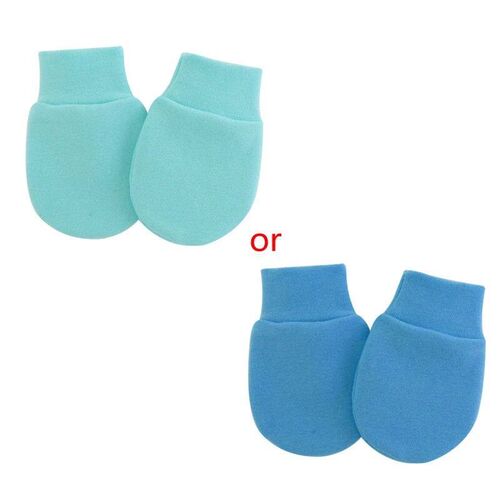 Baby Anti Scratching Soft Cotton Gloves No Scratch Hand Sock