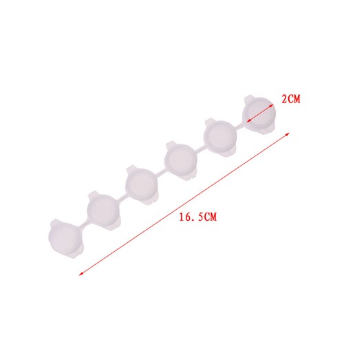 5Pcs 6 Joint 3ml Pigment Container Box Painting Acrylic Pain