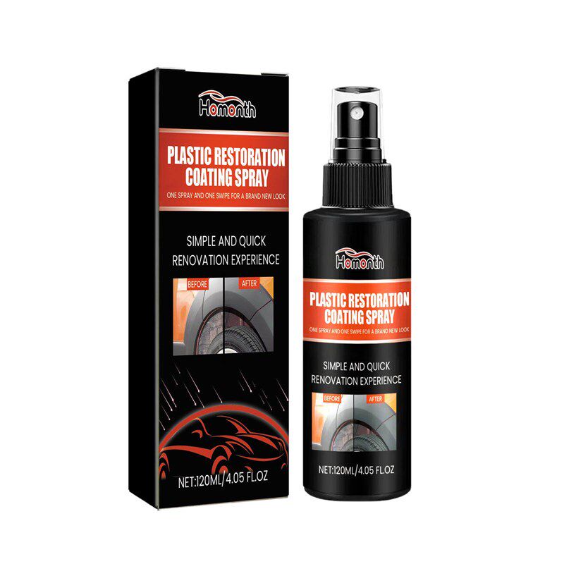 Homonth Auto Plastic Refurbishment Spray Restorer, Seat Inte - 实物图