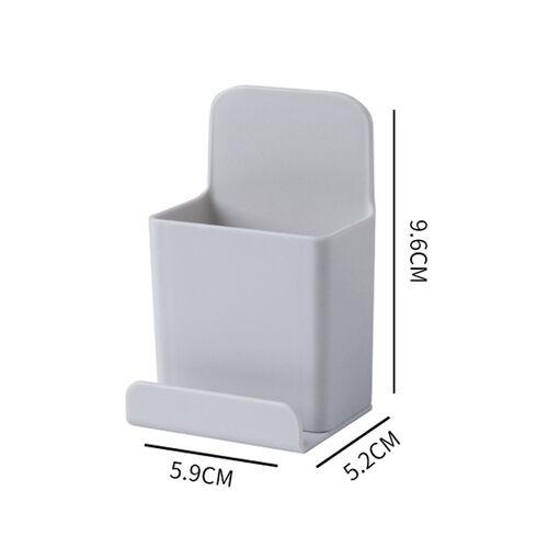 1Pc Wall Mounted Organizer Storage Box Remote Control Mounte