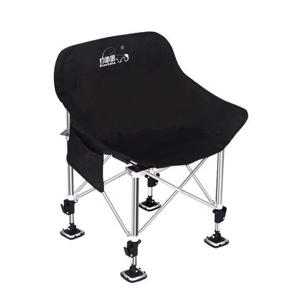 钓哈哈新款月亮椅小钓椅升降腿折叠月亮钓椅轻量化全地形野钓椅子