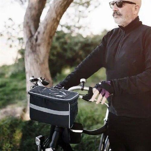 Cycling Front Storage Bag Scooter Top Bar Bag Reflective