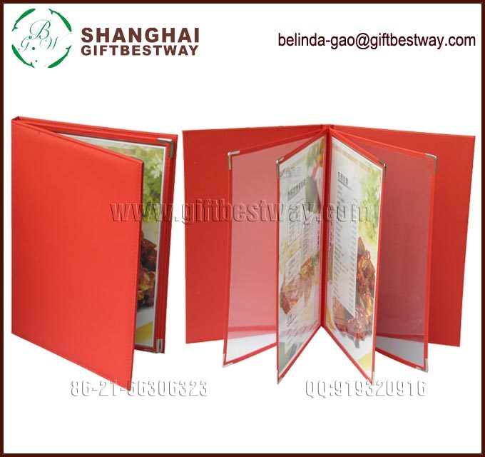 订制A4A5各尺寸各颜色高档点菜单谱本夹牌酒水单甜点咖啡单本夹牌