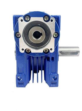 NMRV涡轮蜗轮蜗杆齿轮箱直流步进伺服电机rv减速机小型变速器X20