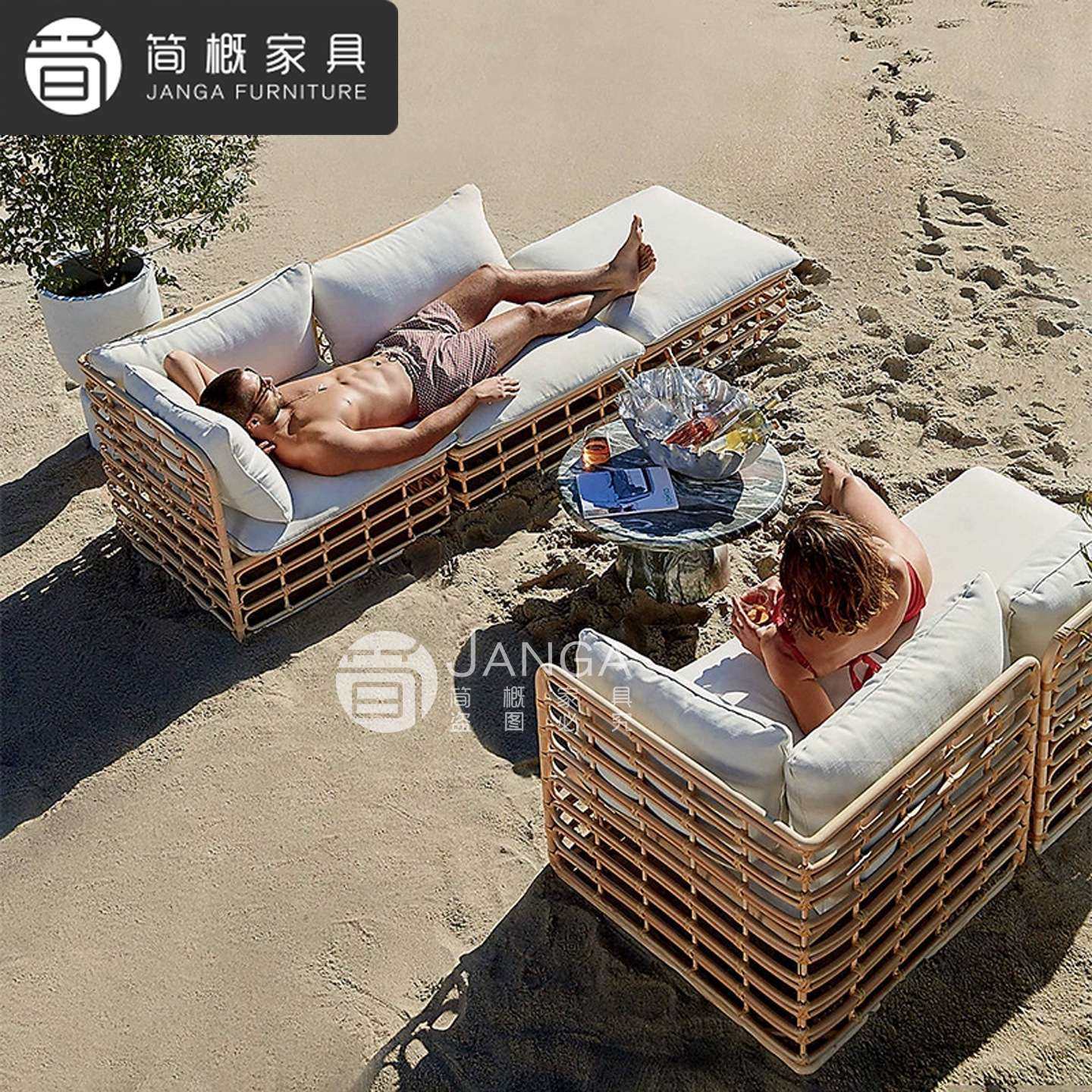 户外别墅庭院花园沙发休闲阳台藤编椅露天防水防晒别墅民宿沙发椅,3C数码配件,其它配件,淘宝优惠券,粉丝福利购,淘宝优惠卷