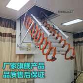 阁楼全自动伸缩楼梯手动家用室内别墅折叠隐形复式 升降梯子加厚