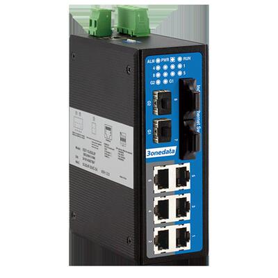 IES7110-2GS-2F 三旺 6路100M电 2路百兆光 2路千兆SFP 3onedata