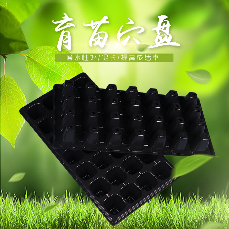 穴盘育苗盘营养钵 蔬菜育苗箱 多肉育苗杯 大棚种植育秧盘 育苗盒