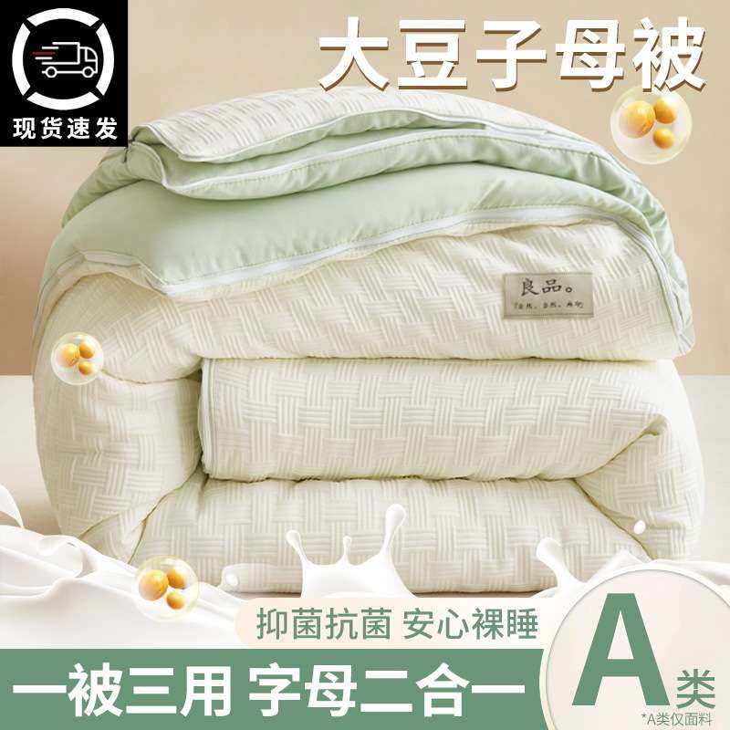 a类大豆纤维冬季子母被秋冬被被子加厚保暖被芯冬被春秋四季通用,3C数码配件,其它配件,淘宝优惠券,粉丝福利购,淘宝优惠卷