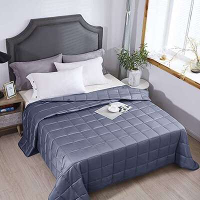 厂家直供天丝重力毯多尺寸玻璃珠填充重力被weighted blanket