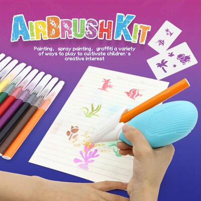 Electric Watercolor Spray Pen Children Hand-painted Color Pa