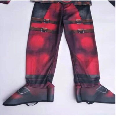 Childrens Superhero Deadpool Role-playing Muscle Costumes,
