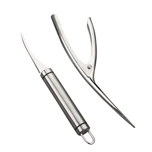 Shrimp Peeler Prawn Deveiner Fishing Knife Tool 剥虾器虾线刀