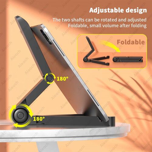 Deskops Stand For Tablet 4.7 to 12.9 inch , Adjustable Foldi
