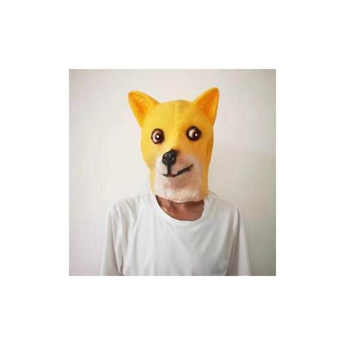 Animal Latex Mask Horse Head Mask for Adult Brown Horse Head