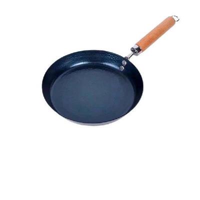 Hammered Iron Skillet 24/26/28/30cm Blue Iron Pans with