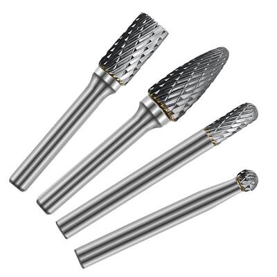 8pcs alloy file grinding head tungsten steel milling cutter