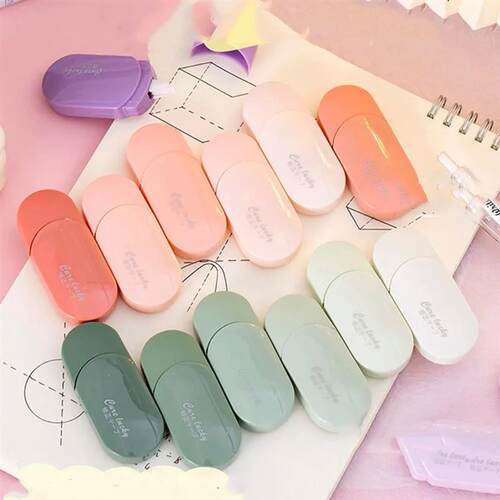 1 Set/6 Piece Cute Kawaii Gradation Correction Tape Altered