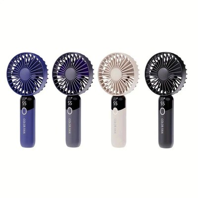 Portable Fan, 6 Speeds Personal Fan with Base, Digital Displ