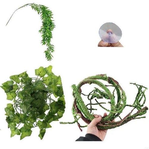 AXYC Realistic Vine Decoration for Reptiles Terrariums