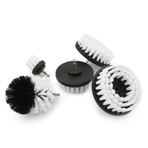 2/3.5/4/5 Brush Attachment Set Power Scrubber Brush Car Po