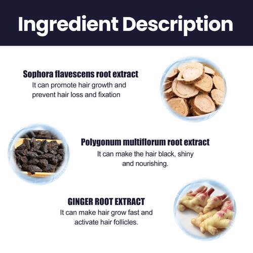 Ginger Hair Growth Essential Oil Fast Grow Anti Hair Loss Pr