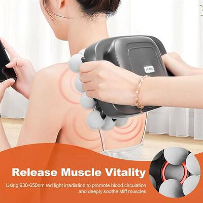 16-Head Fascia Gun High-Frequency Vibration Body Massage Gun