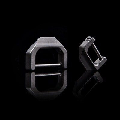 Titanium alloy D-shaped horseshoe buckle titanium alloy car