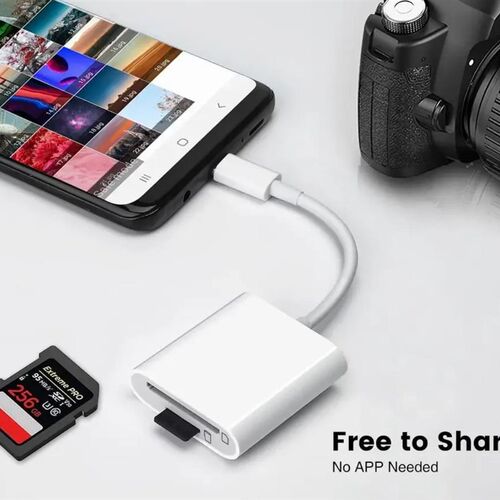 MICRO Type-C Hub to USB SD TF Adapter OTG Memory Card Reader