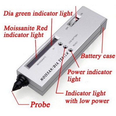 Non-destructive Diamond Tester LED Diamond Indicator Test Pe