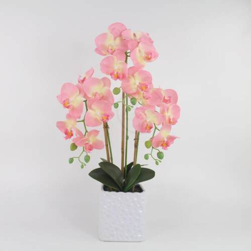 。Feel Phalaenopsis simulation flower set creative silk flow