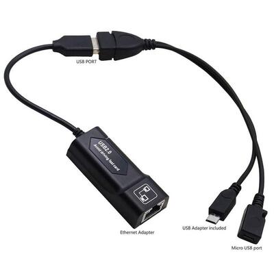 LAN Ethernet Adapter适用于 AMAZON FIRE TV 3 or STICK GEN 2 o