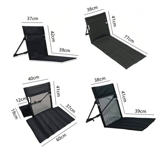 Outdoor Foldable Camping Chair Garden Park Single Lazy Recli