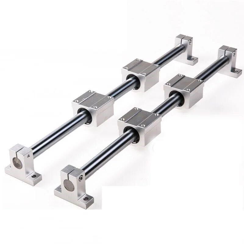 Round Linear Rail 12mm Linear Shaft 400mm + Linear Bearing H - 实物图