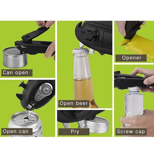 Cans Opener Multifunction 8 In 1 Portable Gadget Stainless S