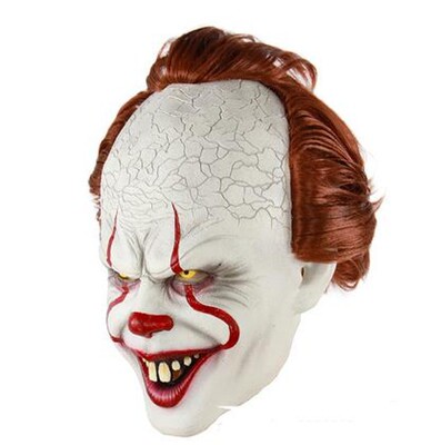 Stephen Kings It Mask Pennywise Horror Clown Joker Mask