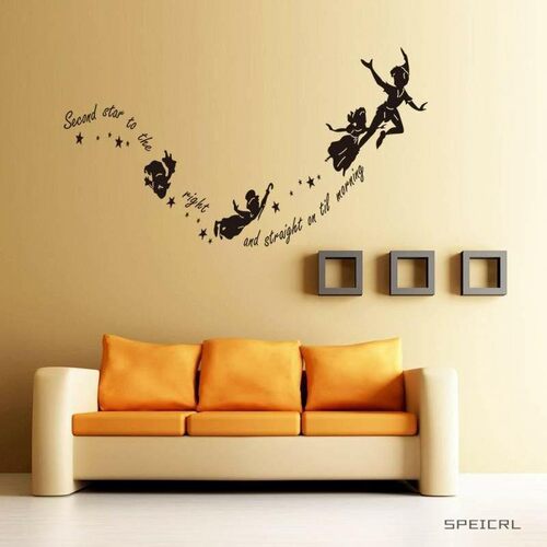 Romantic Black Wall sticker home decor Wall Decal DIY Decora