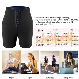 Sauna Pants Shorts Women Weight Loss Sweat Leggings Workout