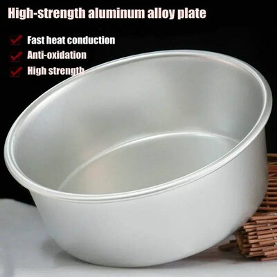 4-12 inch Aluminum Round Cake Bakeware solid bottom Chiffon
